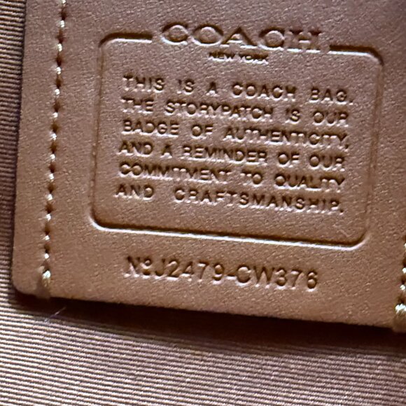 Rowan Satchel Bag In Signature Canvas with Black Leather Stripe - Picture 8 of 12